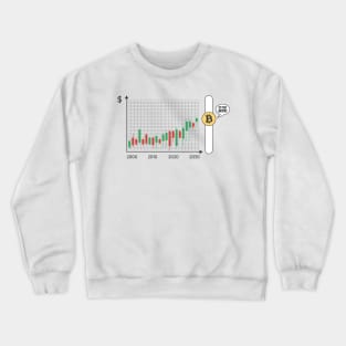 Bitcoin To The Moon Bars Crewneck Sweatshirt